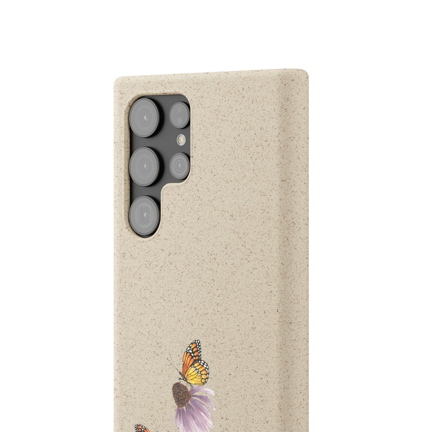 Echinacea Biodegradable Bamboo Phone Case