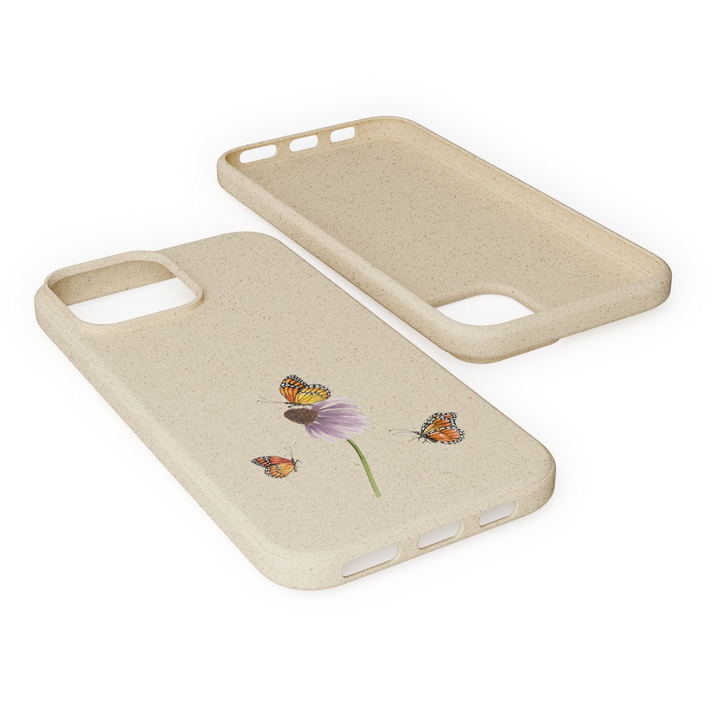 Echinacea Biodegradable Bamboo Phone Case