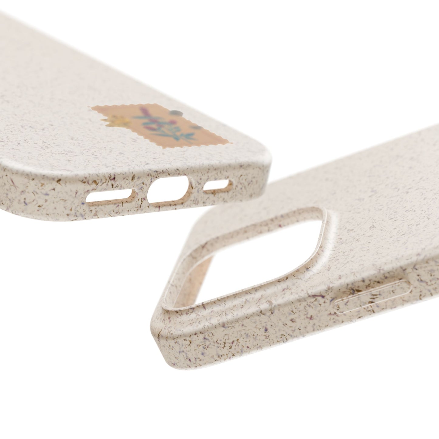 Timbre Menthe Poivrée Coque de Téléphone en Bambou Biodégradable