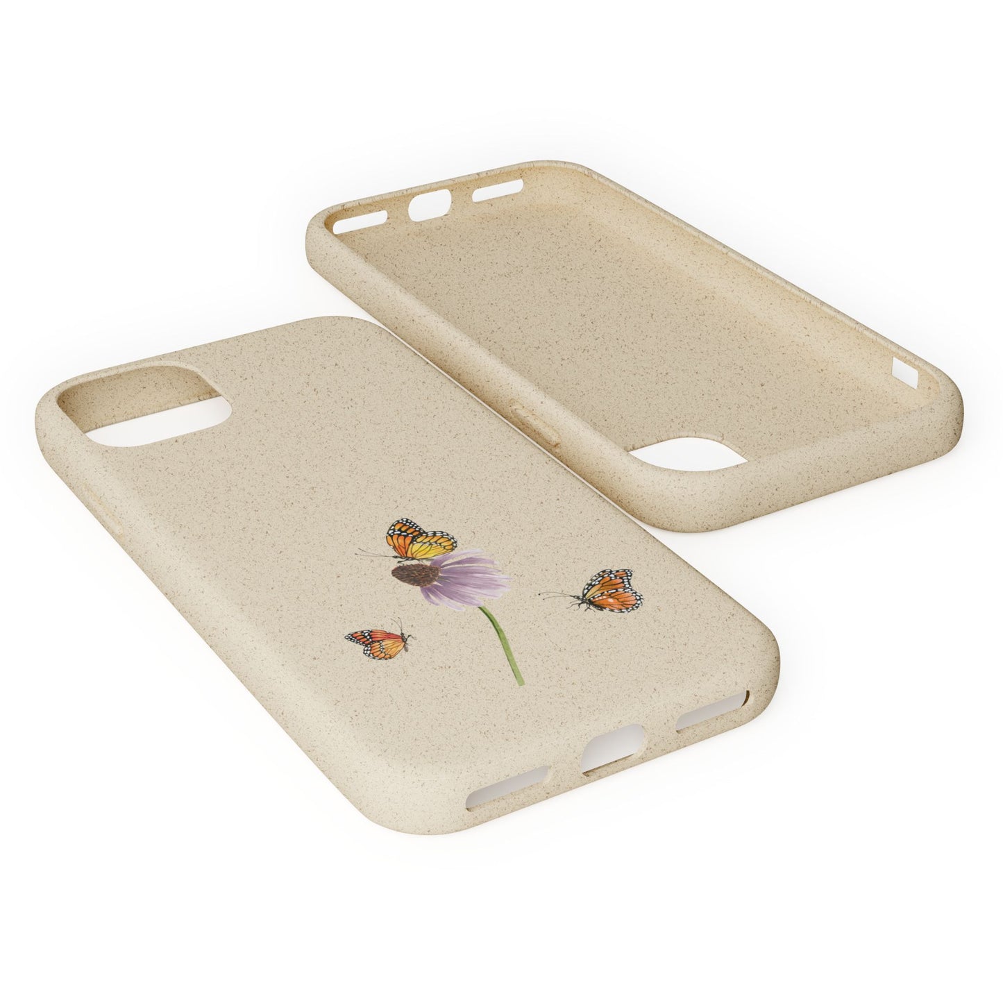 Echinacea Biodegradable Bamboo Phone Case