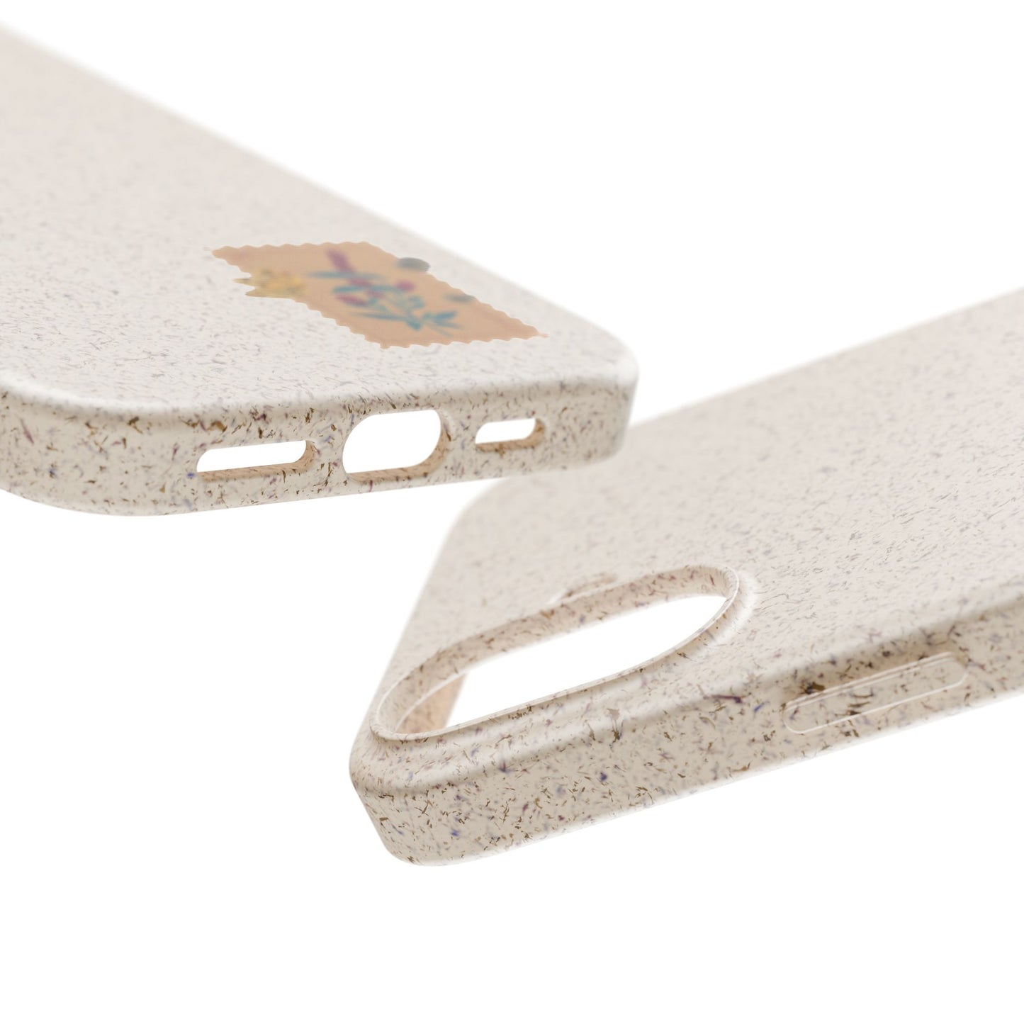 Timbre Menthe Poivrée Coque de Téléphone en Bambou Biodégradable