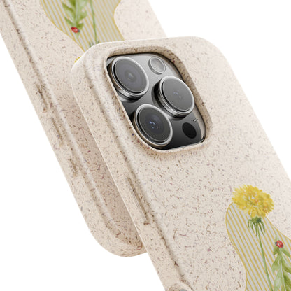 Dandelion Biodegradable Bamboo Phone Case