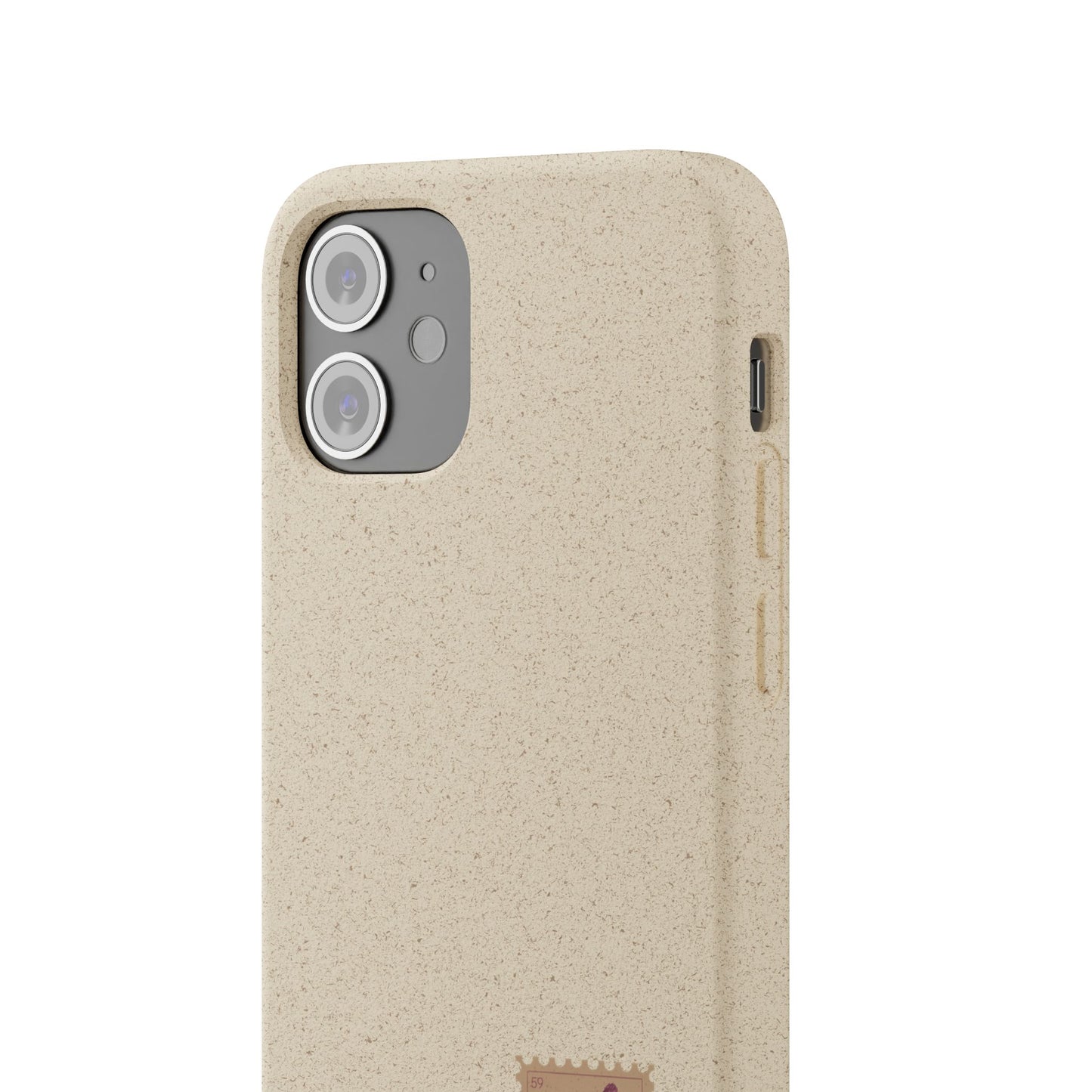 Timbre Menthe Poivrée Coque de Téléphone en Bambou Biodégradable