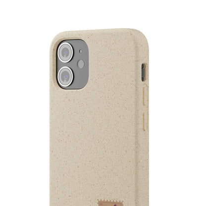 Timbre Menthe Poivrée Coque de Téléphone en Bambou Biodégradable