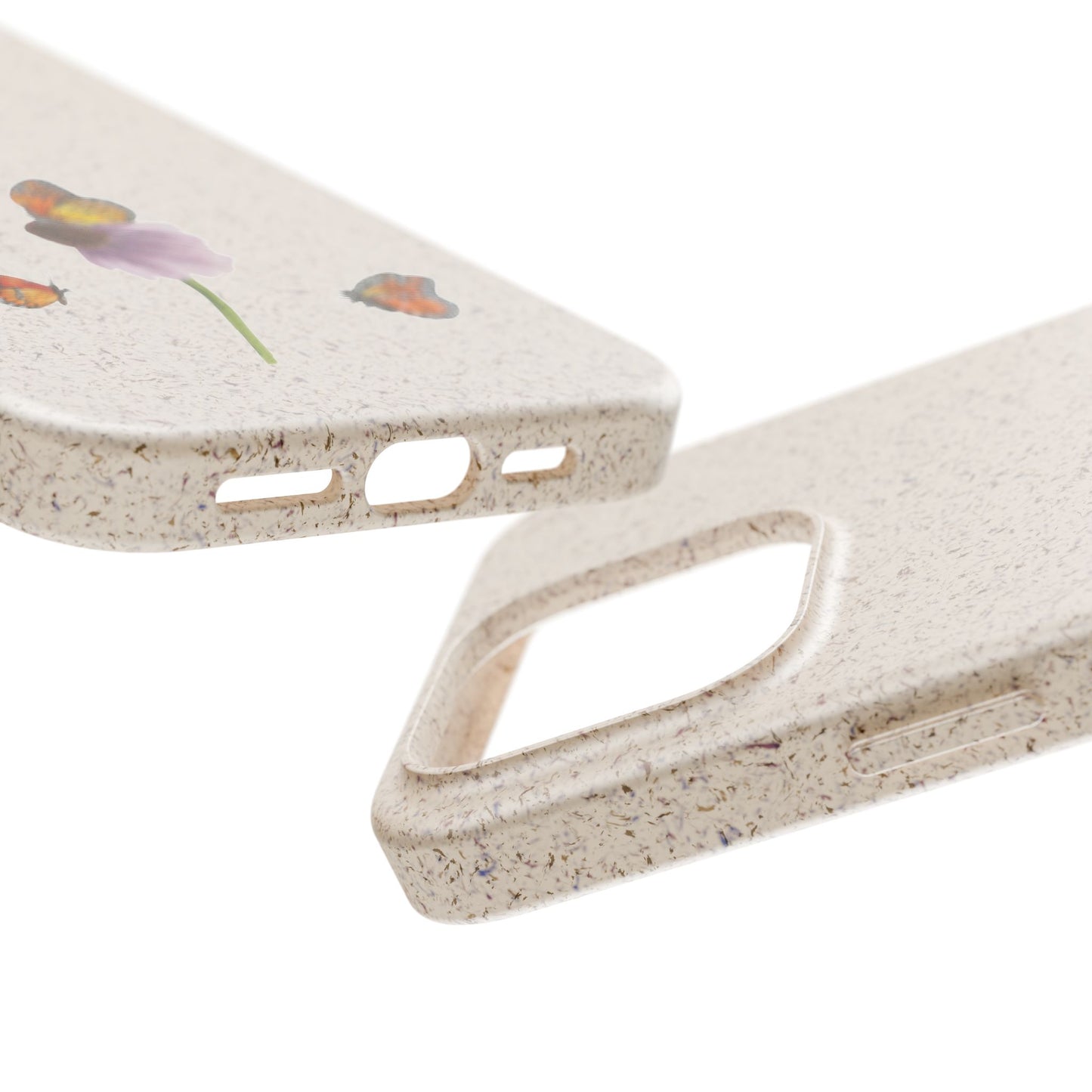 Echinacée Coque de Téléphone en Bambou Biodégradable