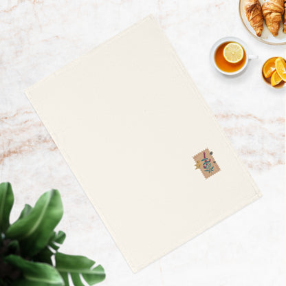 Peppermint Stamp Organic Cotton Tea Towel