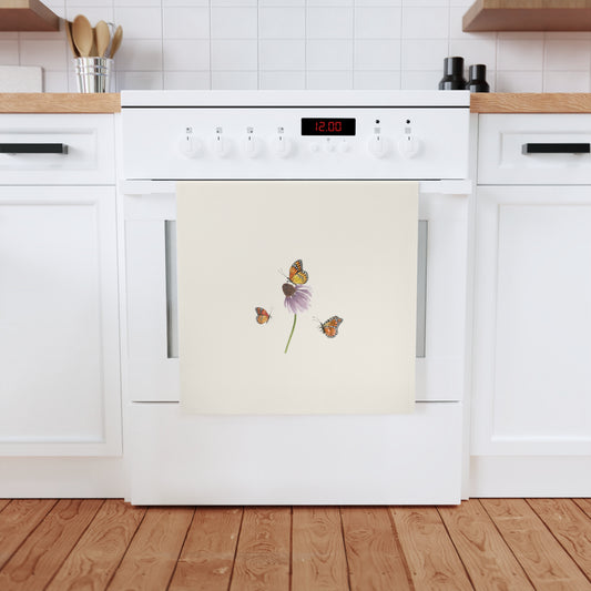 Echinacea Organic Cotton Tea Towel