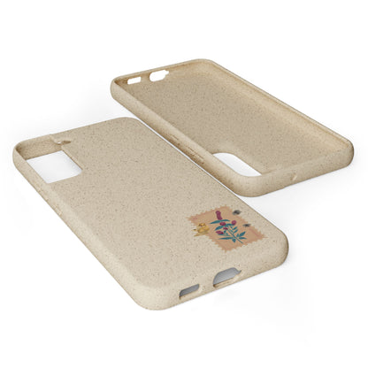 Timbre Menthe Poivrée Coque de Téléphone en Bambou Biodégradable