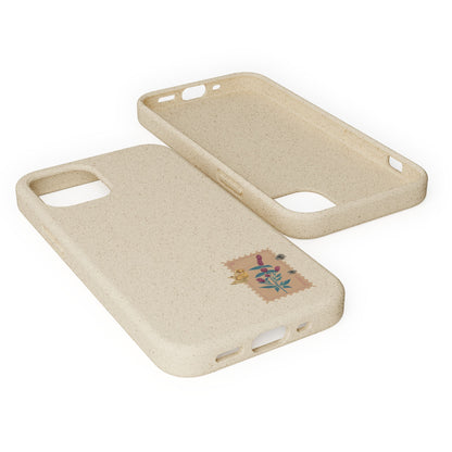 Timbre Menthe Poivrée Coque de Téléphone en Bambou Biodégradable