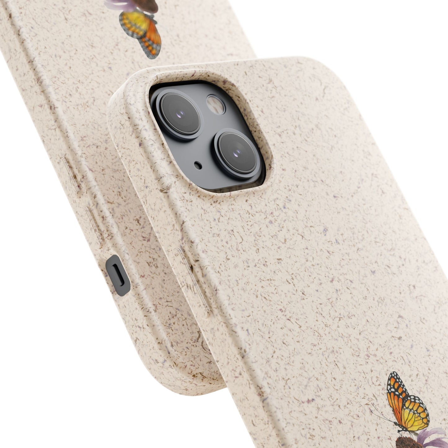Echinacée Coque de Téléphone en Bambou Biodégradable