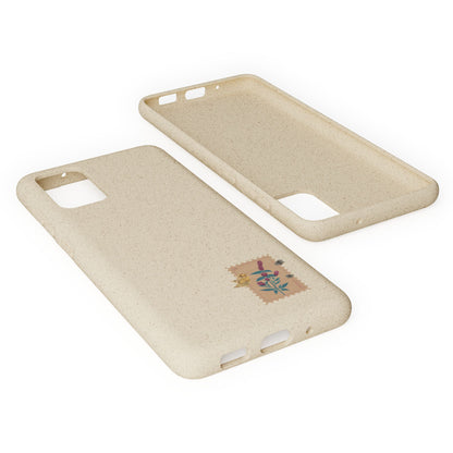 Timbre Menthe Poivrée Coque de Téléphone en Bambou Biodégradable