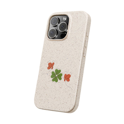 Lucky Biodegradable Bamboo Phone Case