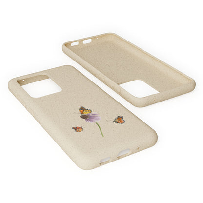 Echinacée Coque de Téléphone en Bambou Biodégradable