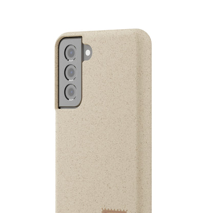 Timbre Menthe Poivrée Coque de Téléphone en Bambou Biodégradable