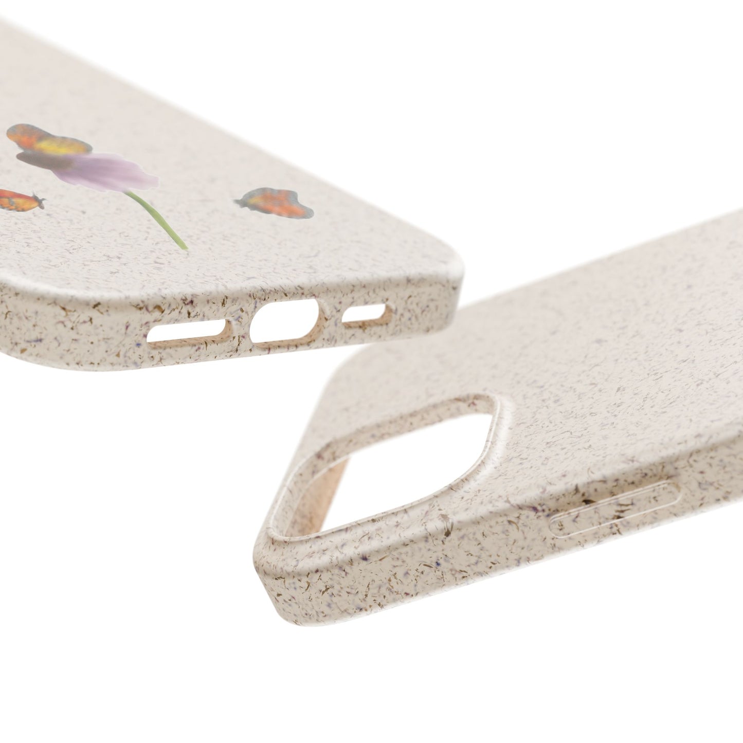 Echinacée Coque de Téléphone en Bambou Biodégradable