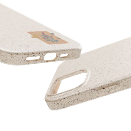 Timbre Menthe Poivrée Coque de Téléphone en Bambou Biodégradable