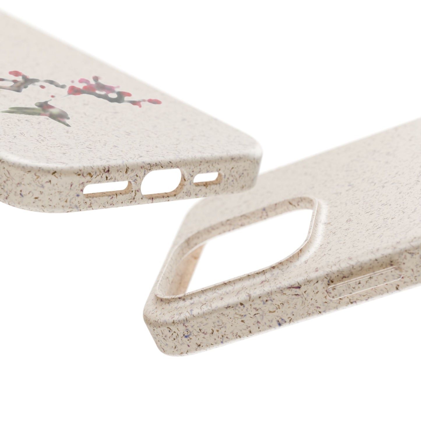 Plum Blossoms Biodegradable Bamboo Phone Case
