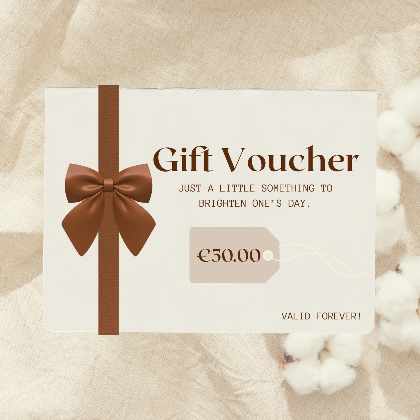 "Just Because" Gift Voucher
