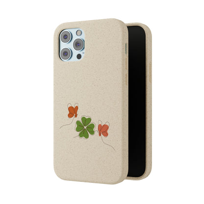 Lucky Biodegradable Bamboo Phone Case