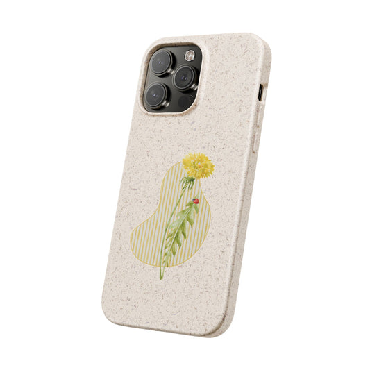 Dandelion Biodegradable Bamboo Phone Case