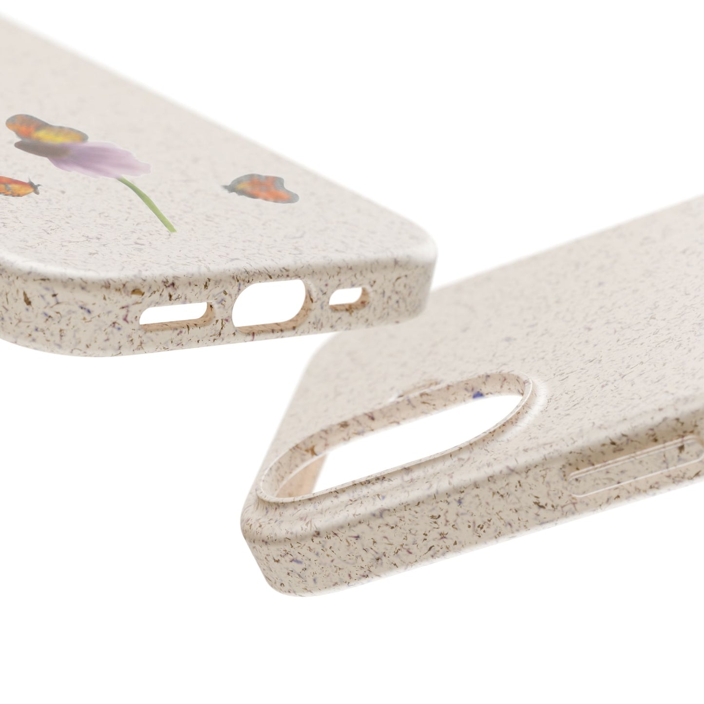 Echinacée Coque de Téléphone en Bambou Biodégradable