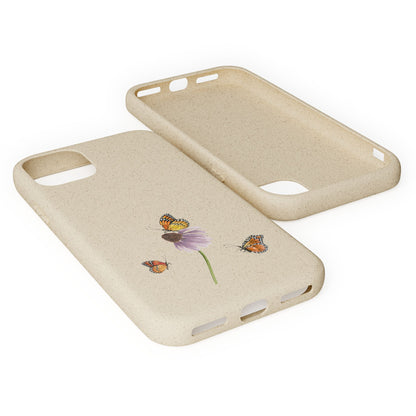 Echinacée Coque de Téléphone en Bambou Biodégradable