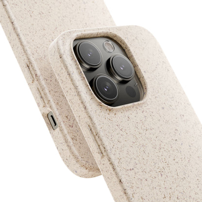 Timbre Menthe Poivrée Coque de Téléphone en Bambou Biodégradable